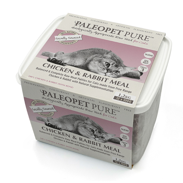 PaleoPet Pure Chicken & Rabbit Meal for Cats