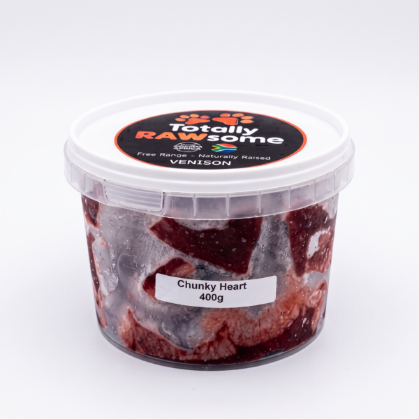 Totally RAWsome Frozen Venison Chunky Heart